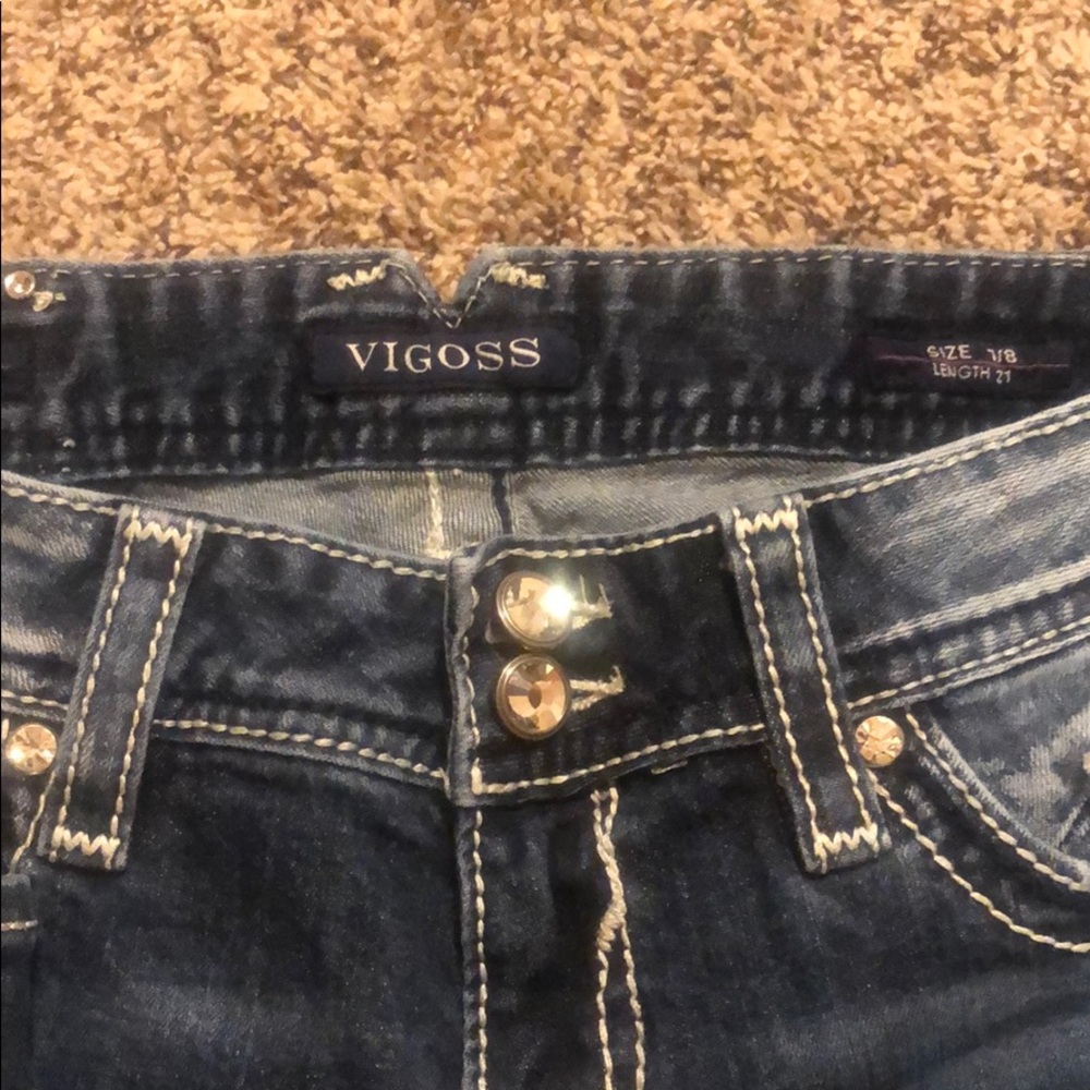 Distressed Capris - Picture 2 of 4
